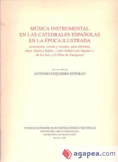 Música instrumental en las catedrales españolas en la época ilustrada