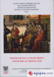 Portada de Negociar en la Edad Media (Négocier au Moyen Âge)