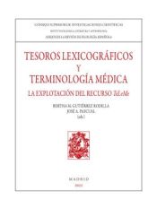 Portada de Tesoros lexicográficos y teminología médica : la explotación del recurso TeLeMe