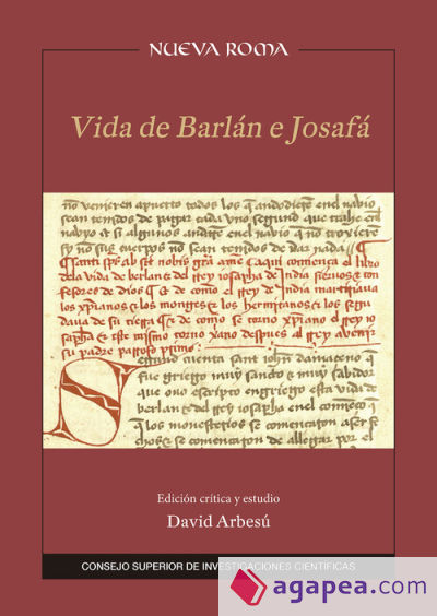 Vida de Barlán e Josafá : estudio y edición