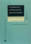 Constituci&oacute;n y ordenamientos supranacionales