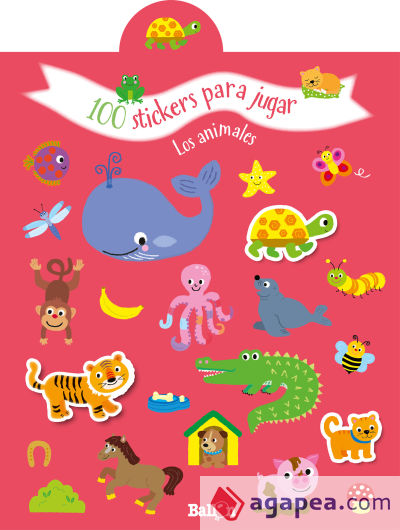 100 STICKERS PARA JUGAR - LOS ANIMALES