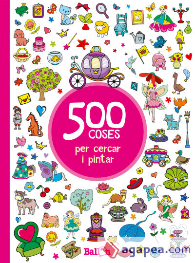 500 coses per cercar i pintar - Vermell