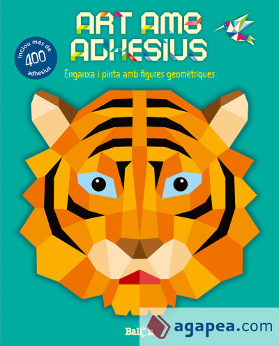 Art amb adhesius - Tigre