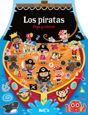Portada de Casitas - Los piratas pega y colorea