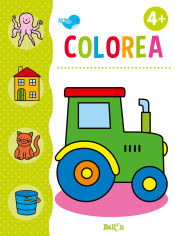 Portada de Colorea + lápices de colores +4