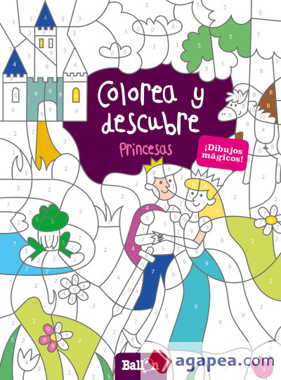 Colorea y descubre - Princesas