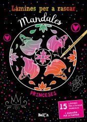Portada de Làmines per a rascar Mandales - Princeses