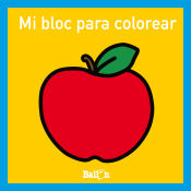 Portada de MI BLOC PARA COLOREAR - MANZANA