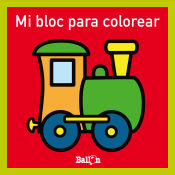 Portada de MI BLOC PARA COLOREAR - TREN