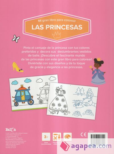 MI GRAN LIBRO PARA COLOREAR - LAS PRINCESAS