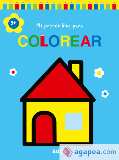 MI PRIMER BLOC PARA COLOREAR CASA +3