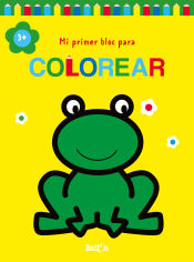 Portada de MI PRIMER BLOC PARA COLOREAR RANA +3