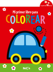 Portada de MI PRIMER LIBRO PARA COLOREAR- COCHE