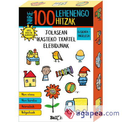 NIRE 100 LEHENENGO HITZAK - JOLASEAN ISKATEKO TXARTEL ELEBIDUNAK