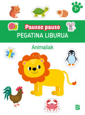 Portada de PAUSOZ PAUSO – PEGATINA LIBURUA -ANIMALIAK