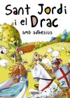 Contes i tradicions catalanes amb adhesius. Sant Jordi i el Drac amb adhesius