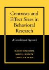 Contrasts and Effect Sizes in Behavioral Research