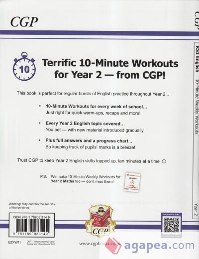 New KS1 English 10-Minute Weekly Workouts - Year 2