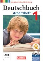 Portada de Deutschbuch 1: 5. Schuljahr. Arbeitsheft mit Lösungen und Übungs-CD-ROM. Gymnasium Baden-Württemberg