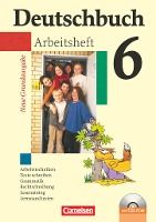 Portada de Deutschbuch 6. Schuljahr. Arbeitsheft mit Lösungen und CD-ROM. Neue Grundausgabe