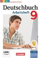 Portada de Deutschbuch 9. Schuljahr. Arbeitsheft mit Lösungen und Übungs-CD-ROM. Gymnasium Hessen G8/G9