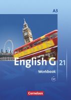 Portada de English G 21 - Ausgabe A 3. 7. Schuljahr. Workbook mit CD