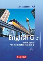 Portada de English G 21. Ausgabe A. Abschlussband 5: 9. Schuljahr. Workbook mit CD