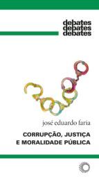 Portada de Corrupção, justiça e moralidade pública (Ebook)