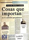 Cosas que importan en 51 artículos periodísticos