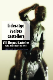 Portada de Lideratge i valors castellers: VIII Simposi Casteller. Valls, 20 d'octubre del 2018