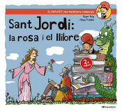 Portada de Sant Jordi, la rosa i el llibre