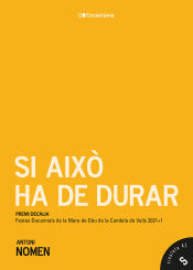 Portada de Si això ha de durar