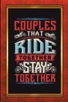 Couples That Ride Together Stay Together: Motorcycle Riding Art Sketchbook Journal, 100 Blank Numbered Pages 6 X 9 Creative Artist Drawing Book, Daily