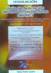 Portada de Guía de Aplicación de las Normas Técnicas del RICT