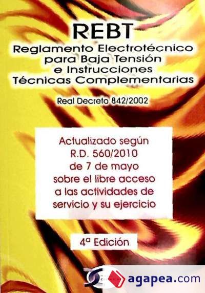 REBT REGLAMENTO ELECTROTECNICO