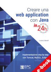 Portada de Creare una web application con Java in 24h (Ebook)