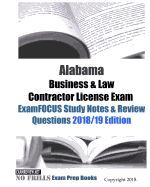 Portada de Alabama Business and Law Contractor License Exam ExamFOCUS Study Notes and Review Questions
