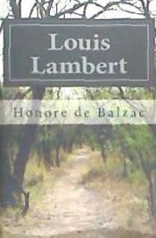 Portada de Louis Lambert