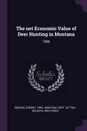 Portada de The net Economic Value of Deer Hunting in Montana