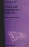 Crítica del pensamiento amoroso : temas contemporáneos