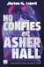 Portada de No confíes en Asher Hall, de Myriam M. Lejardi
