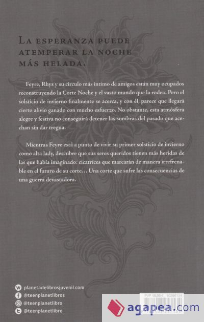 Una corte de hielo y estrellas. Nueva presentación