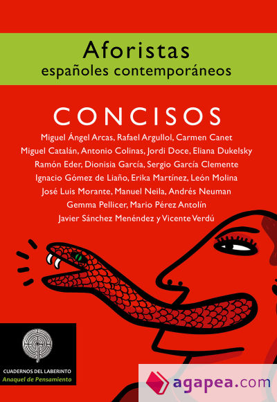 CONCISOS. AFORISTAS ESPAÑOLES CONTEMPORÁNEOS