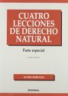Cuatro lecciones de derecho natural