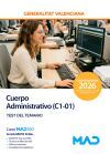 Cuerpo Administrativo (C1-01). Test del temario. Generalitat Valenciana