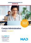 Cuerpo Administrativo. Temario volumen 2. Comunidad Aut&oacute;noma Regi&oacute;n de Murcia