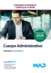 Cuerpo Administrativo. Temario volumen 2. Comunidad Autónoma de Castilla y León