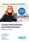 Cuerpo Administrativo. Temario Volumen 3. Comunidad Autónoma De Canarias