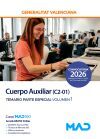 Cuerpo Auxiliar (C2-01). Temario Parte Especial volumen 1. Generalitat Valenciana